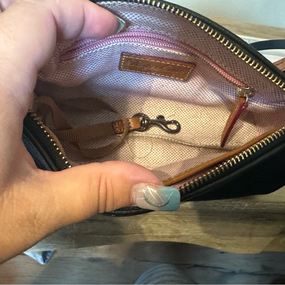 Dooney and Bourke pebbled, leather, mini purse, and like new condition - Picture 5 of 5